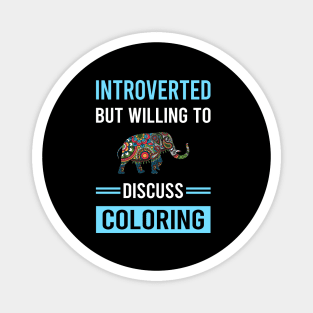 Introverted Coloring Magnet